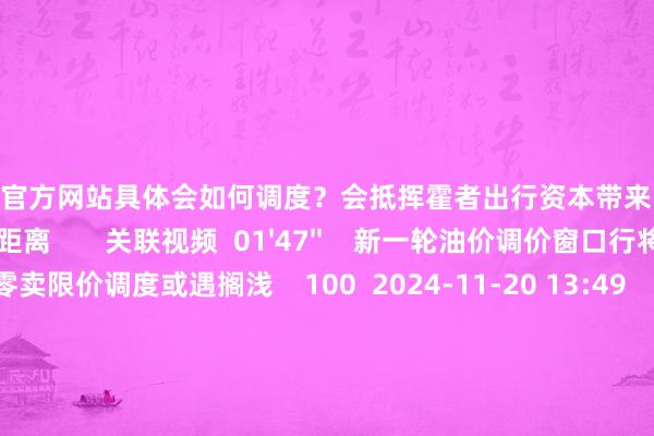 kaiyun中国官方网站具体会如何调度?会抵挥霍者出行资本带来哪些影响呢? 著述作家 下昼阛阓零距离 关联视频 01'47'' 新一轮油价调价窗口行将开启 机构:零卖限价调度或遇搁浅 100 2024-11-20 13:49 01'46'' 今晚24时制